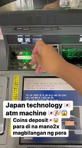 8.7K views · 85 reactions | Japan technology  atm machine coins deposit, para di na mano2x magbilangan ng pera #JapanTechnology #ATMMachine #japan | Jennifer Muramatsu | Facebook