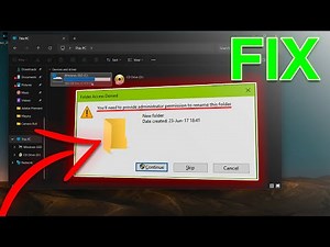 Fix: "You'll Need Administrator Permission to Copy This File or Folder"