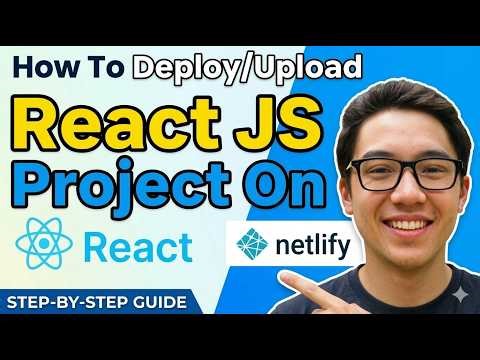 How To Deploy/Upload React JS Project On Netlify | Full 2026 Guide