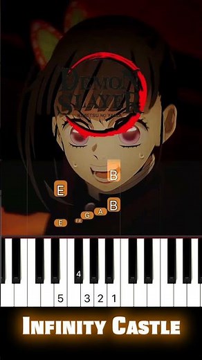 Infinity Castle Theme-Demon Slayer | Play Piano with @PianoSSamYouTube #demonslayer #infinitycastle