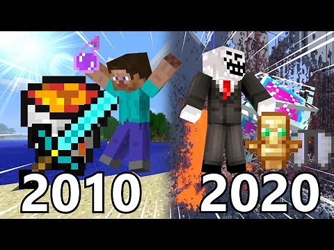 2b2t's History of Minecraft Combat (2010-2020)