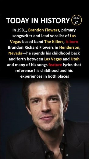 Before The Killers, He Was Just a Kid from Nevada 🎸