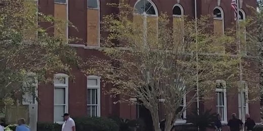 Fire damage at historic Wayne County Courthouse