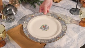 Lenox Dinnerware Set, Autumn 5-Piece Place Setting Set, Service For 1, Elegant Porcelain Dishes, Chip Resistant And Dishwasher Safe, Includes Plates Cup & Saucer, Dish Sets (Ivory, 5 Piece)