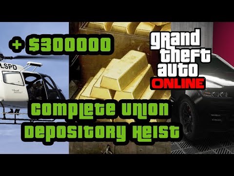 GTA 5 ONLINE Complete Union Depository Heist Guide – All Missions in One Epic Video