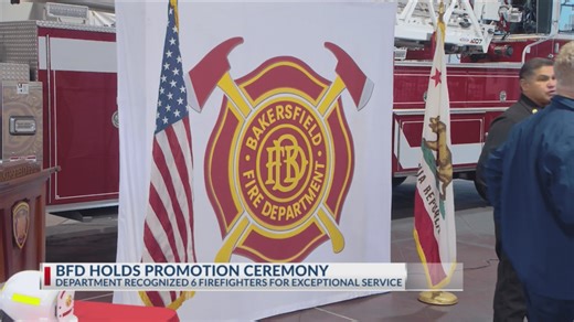 Bakersfield Fire Dept. holds promotion ceremony