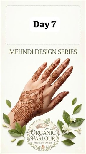 Mor pankh mehndi design || feather mehndi #organicparlour #mehndi #tattoo