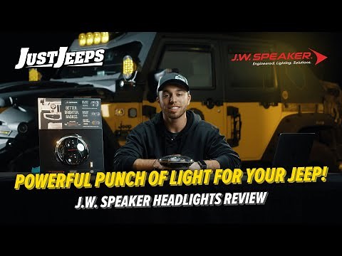 Powerful Punch Of Light For your Jeep! J.W. Speaker LED Headlights Review