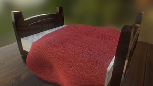Bed Study - 3D model by mendesviana