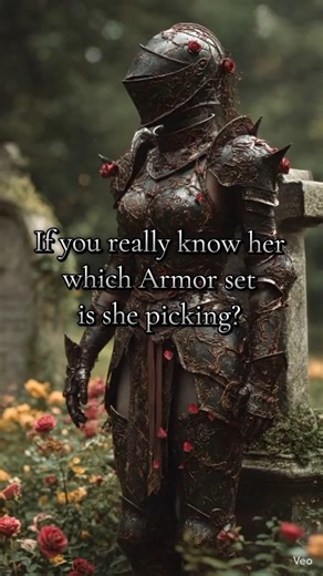 If you really know her, which Armor set is she picking? #knight #armor #couples #dnd #magic