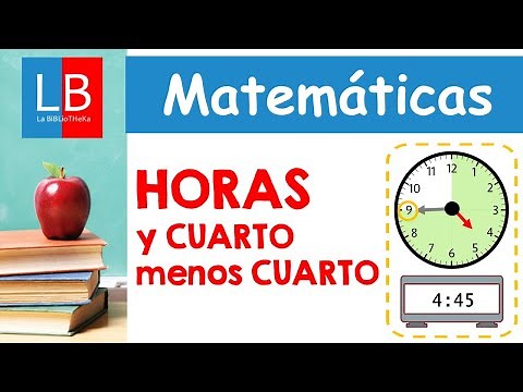 HORAS y cuarto. HORAS menos cuarto ✔👩‍🏫PRIMARIA