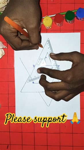 🌟 start 3d drawing #art in pen 💫💫 🖊