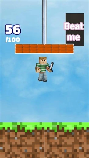 add this vid on ur short and beat me #Minecraft #Jumps #Taps #Trend #Fun #Shorts #Edits