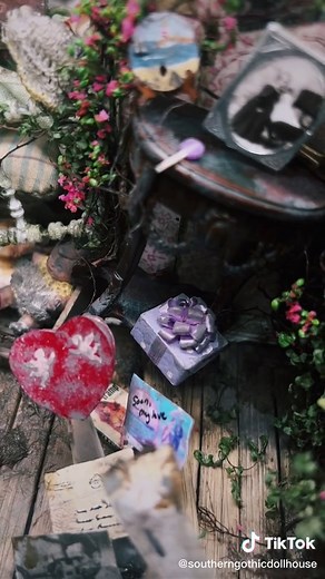 Gothic Water Feature Art Live Resin Pour