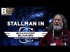 Free Software Pioneer Richard Stallman Speaks on Digital Freedom Inside the Bahnhof Bunker