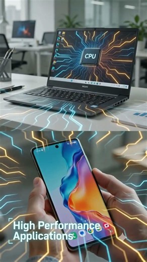 Microcontroller vs Microprocessor Explained in 60 Seconds ⚡ | What's the Difference? #mcu #cpu #iot