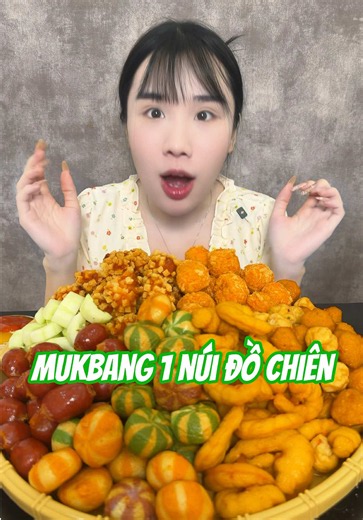 Mukbang 1 núi đồ viên chiên #mukbang #FuzeTea #PhieuTiViHaiHoa #VaiLaiMatOng #HopTacCungFuzeTea