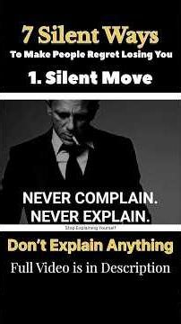 The Power of Absolute Silence! 🧠 | Psychology Facts #shorts #shortsindia #motivation