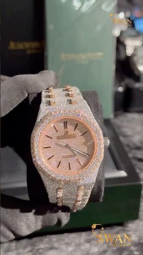 💎 AP Full Iced-Out Watch | Custom Audemars Piguet Bust Down by Swan Diamond ✨