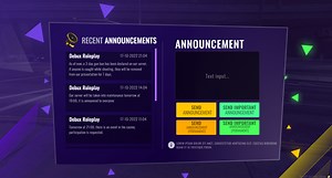 Admin Announcement System V2 [Ankündigen][ESX/QB] | FiveM Store