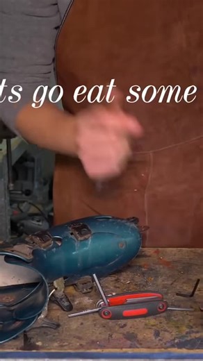 DIY rollerblade pizza cutters