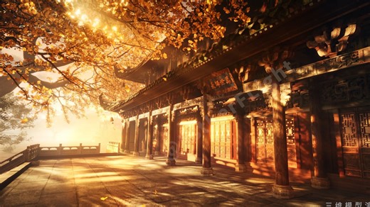 【UE5渲染幕后】银杏/夕阳余晖