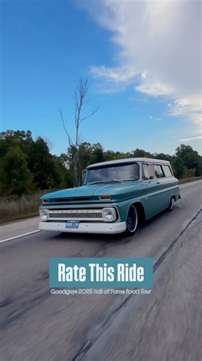 Goodguys Rod & Custom on Instagram: "That’s one sweet 1966 Chevy Suburban Laura Donat has! 🔥 From the parking lot tot the road, we enjoyed seeing her C10 Suburban on the 2025 Goodguys Gall of Fame Road Tour. #gotrockchips #goodguysrodandcustom"