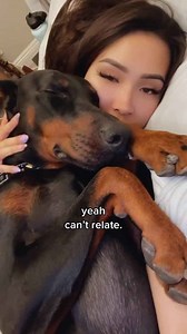 When your dog is the ultimate cuddle buddy