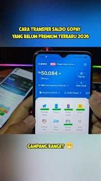 HOW TO TRANSFER GOPAY BALANCE THAT IS NOT PREMIUM, LATEST 2026! #transfer #gopay #tutorial