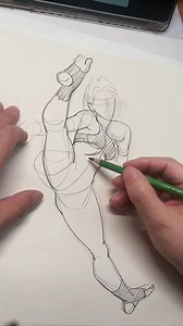 How I draw bodies - How to Draw POSE 290125B #drawingposes #drawing #fypシ゚ | Viata sanatoasa 76