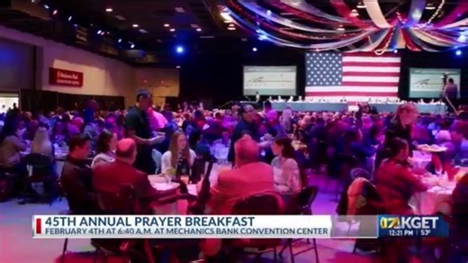 45th Annual Prayer Breakfast set for Feb. 4