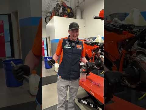 How to install a radiator fan on a KTM dirtbike