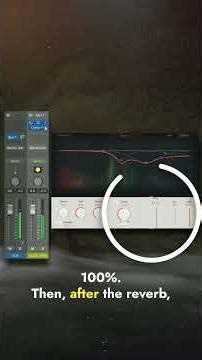 Mixing Vocals? Try this Pro Reverb Trick #masteringstudio #masteringengineer #audio