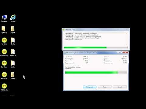 How to extract multiple zip,rar or 7zip files