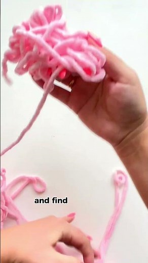 How to crochet in 2 STRANDS from ONLY ONE skein🧶