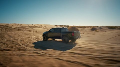 2027 Ram 1500 SRT TRX driving video