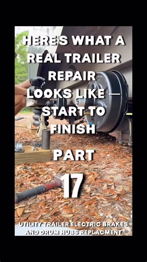 I get asked a lot what it’s like to do mobile trailer repair for a living. So I decided to show you, every step, no cuts, no edits, with the exception of me bringing stuff from my near parked van. This is no.17 out of 22. Replacing electric brakes and hubs, right where the trailer sits. If you’re thinking about getting into this kind of work, follow along this trade’s got a lot to teach. Hope it helps. #trailereducation #mobiletrailerrepair #mobilerepairservice | Hammerhead Trailer Parts and Rep