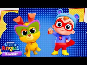 Humpty Dumpty Superheroes 🦸 Little Angel English | Nursery Rhymes and Kids Songs