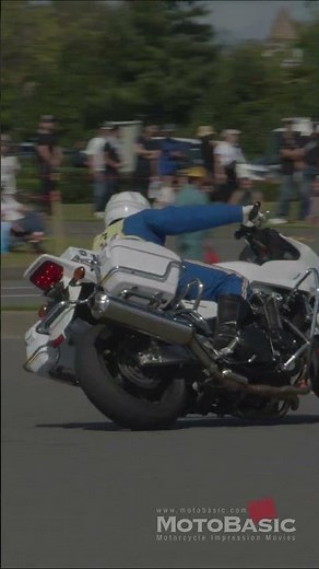 300kg Monster Honda CB1300P vs Japan's Motorcycle Police Skills (4K NO AI) World's Best?