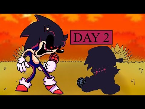 Friday night funkin VS Sonic Exe corruption week - FNF Creepypasta Mod Day2