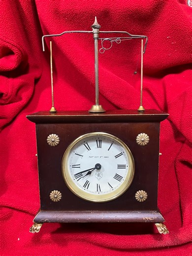 Horolovar Flying Pendulum Clock, Restored Mechanical Key-wound Desk Clock - Etsy UK