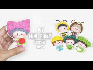 Mini Pinky Crochet Doll (1/2) | Cute Amigurumi Doll for Beginners