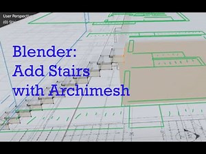Adding Stairs with Blender Archimesh
