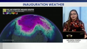Brutal cold snap sends inauguration indoors for first time in 40 years