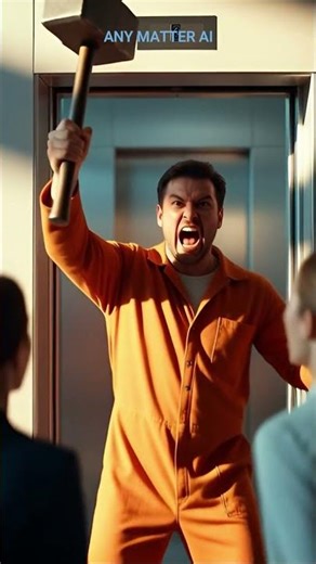 you dont belive this elevator surprise ai#relax #shortsfeed