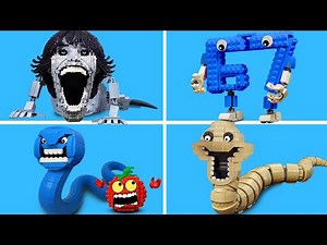 I ESCAPE FROM HORROR GAME!!! Full LEGO Characters The Kids 67, Hungry Snake,...+ ALL Endings