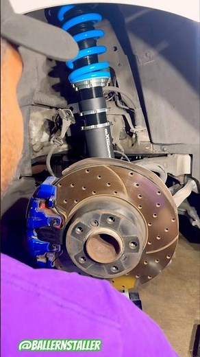 How to install Coilovers #cars #install #maxpeedingrods #garage #mechanic #shortvideo #howto #repair