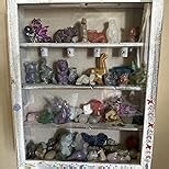 Shadow Box Frame 11x14, Deep Shadow Box Display Case with Linen Back and Removable Shelves, Wooden Memory Box for Wedding Bouquet, Photos, Medals, Keepsakes (Brown)