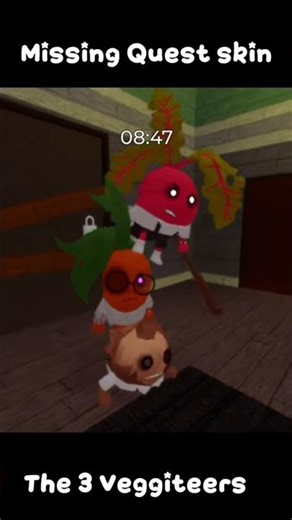 The 3 Veggiteers Skin Showcase|Piggy MISSING quest