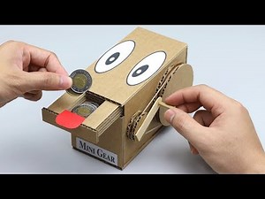 Wow! Amazing DIY Personal Bank Saving Coin from Cardboard